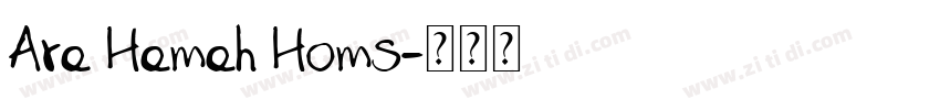 Ara Hamah Homs字体转换